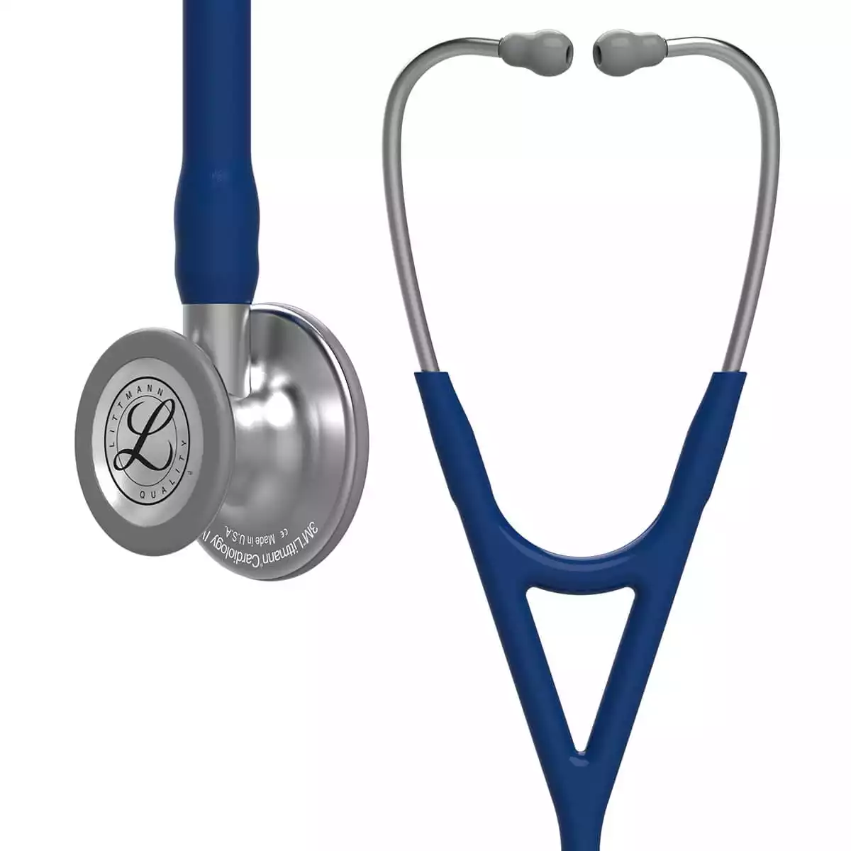 Littmann Cardiology IV Stethoscope – Stainless Steel Edition, Navy Blue