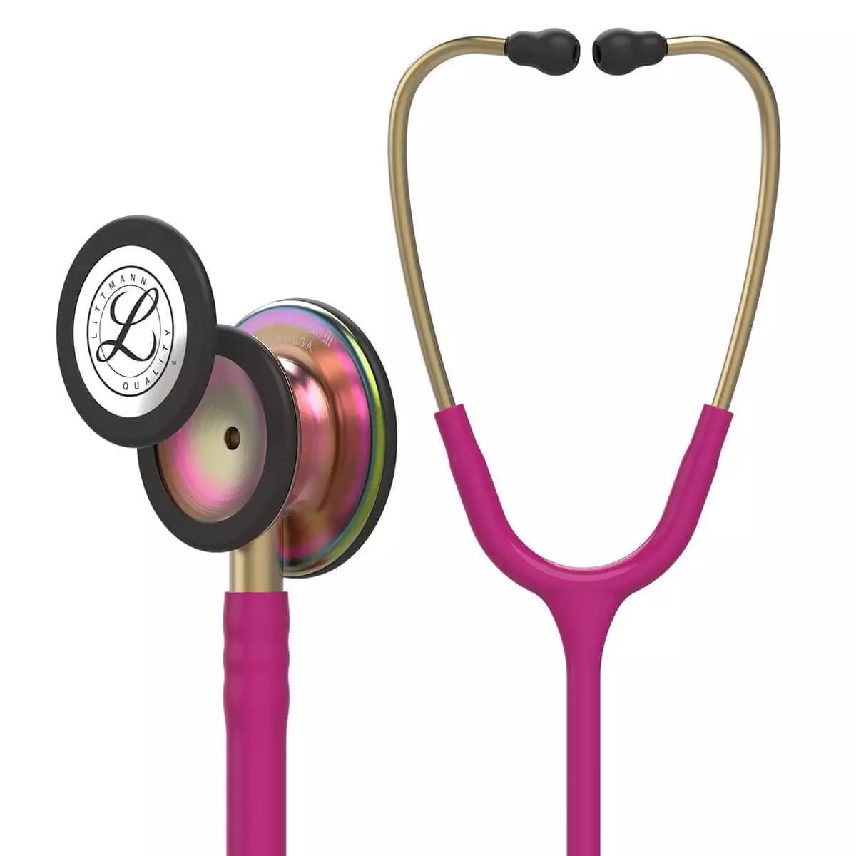 Littmann Classic III Stethoscope – Rainbow Edition, Raspberry