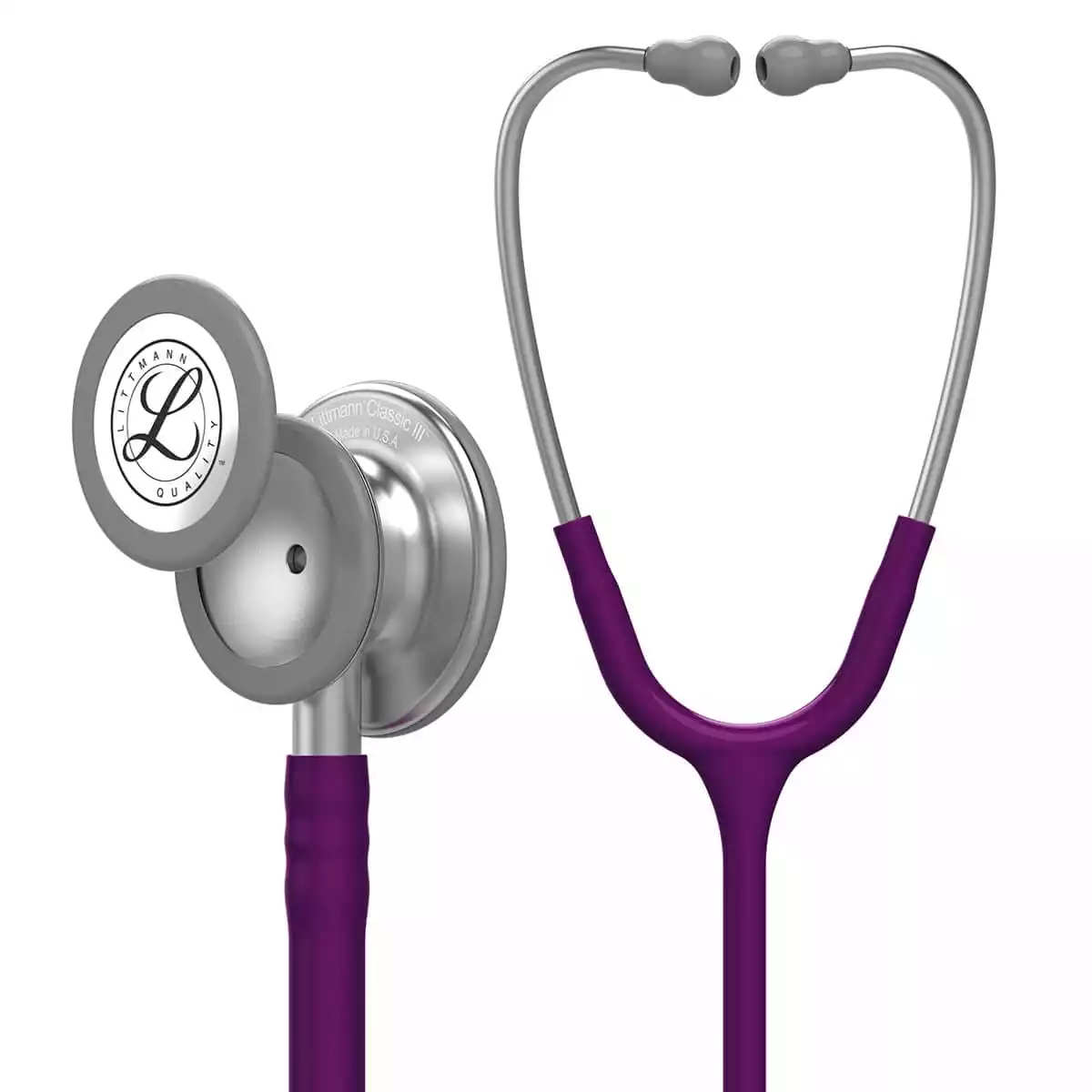 Littmann Classic III Stethoscope – Stainless Steel Edition, Plum