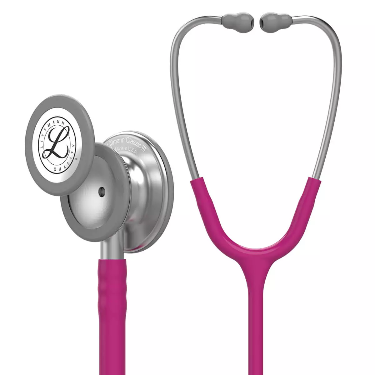 Littmann Classic III Stethoscope – Stainless Steel Edition, Raspberry