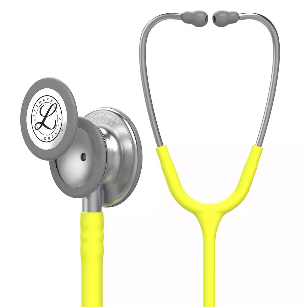 Littmann Classic III Stethoscope – Stainless Steel Edition, Yellow