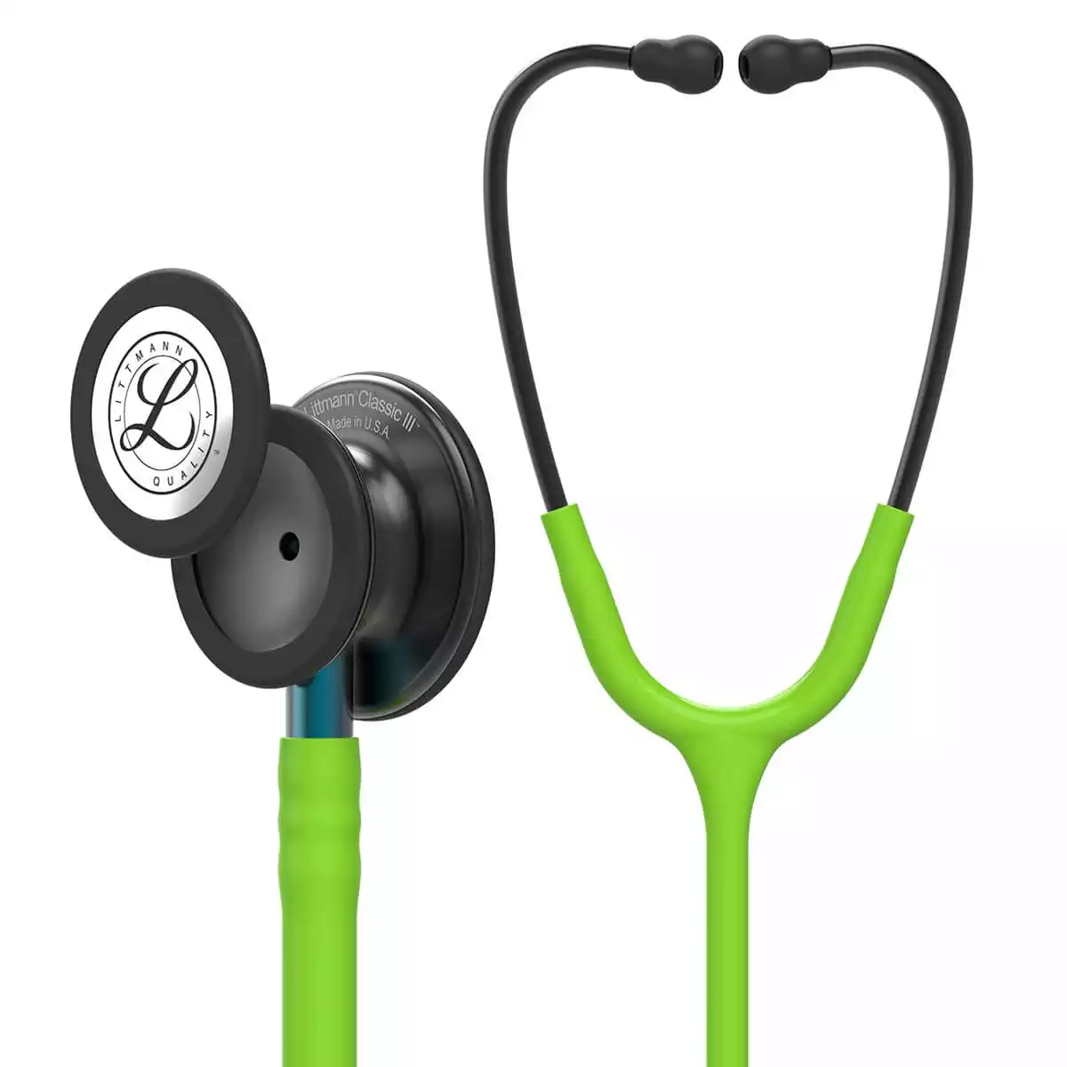Littmann Classic III Stethoscope – Stem Edition, Green with Black