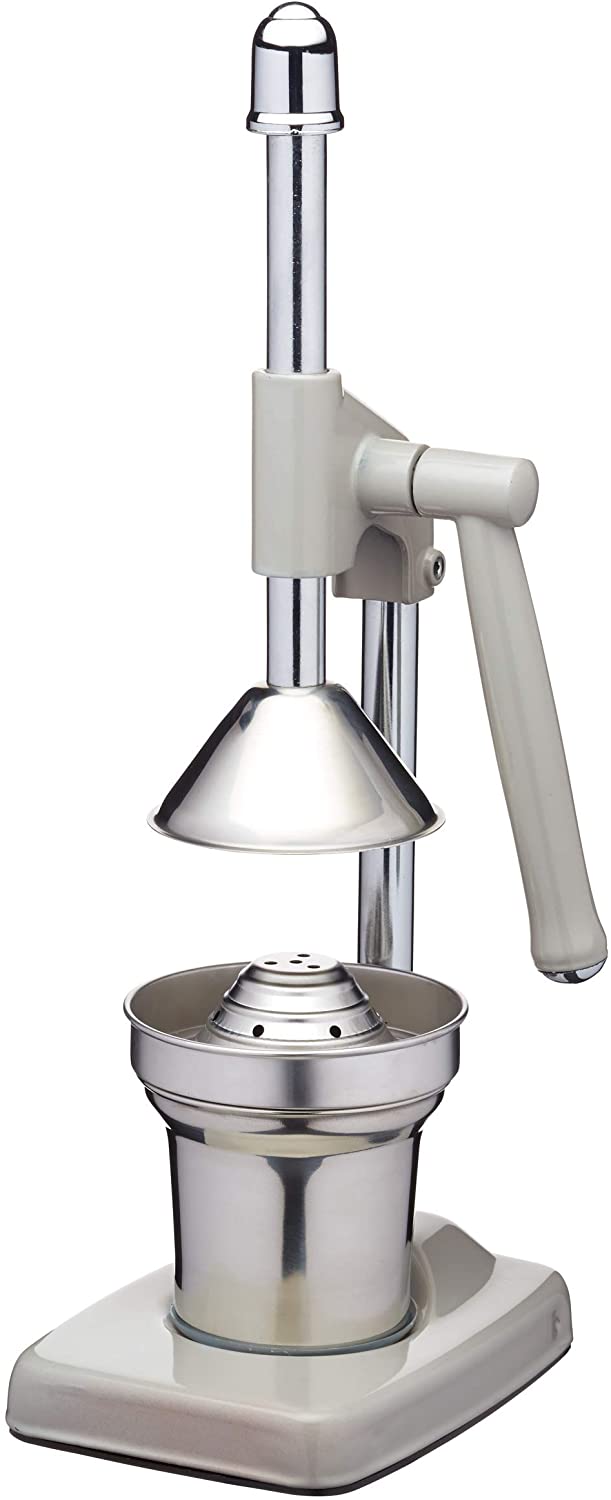 KitchenCraft Living Nostalgia Heavy Duty Lever-Arm Juicer, French Grey