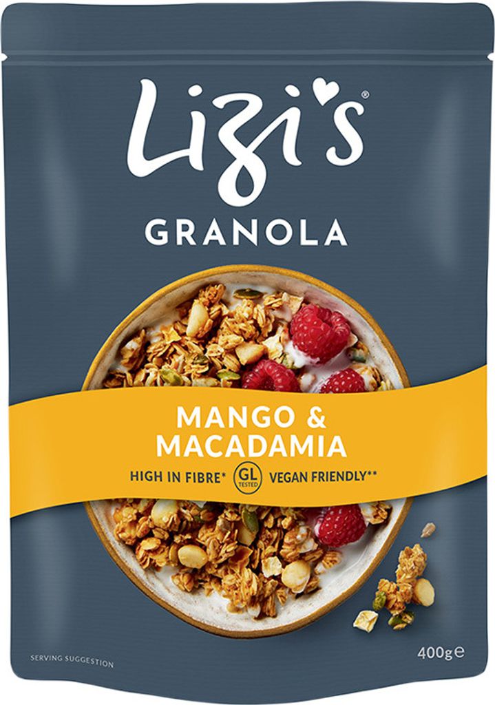 LIZI's Granola, Mango & Macadamia 400g