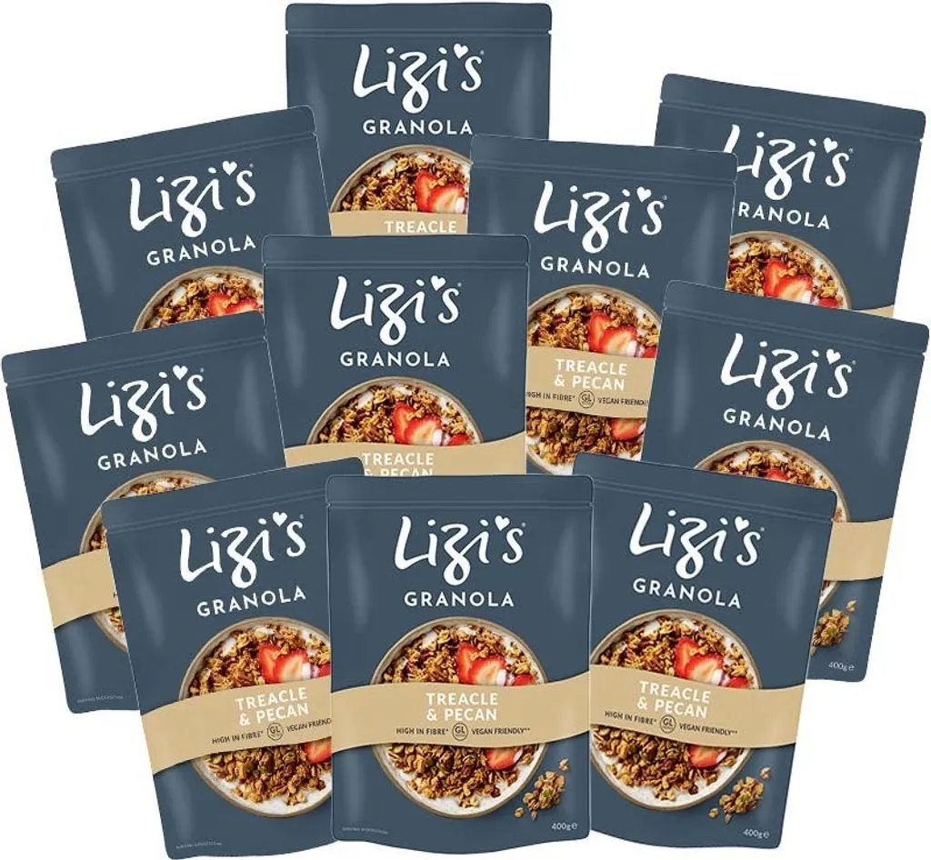 Lizi's LIZIs Granola, Treacle & Pecan (10x400g)