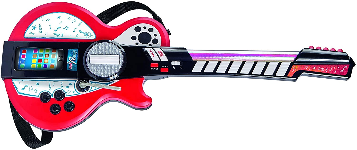 Simba Toys Simba My Music World 106838628 Light Guitar Strings With Mp3 Function