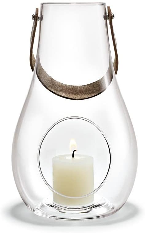 Holmegaard Lantern Clear, Diameter 15.5 Cm Height 25 Cm