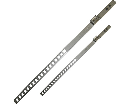 NORMA Perforated band clamp 25x50 mm stainless steel 1.4301, 10 pieces.