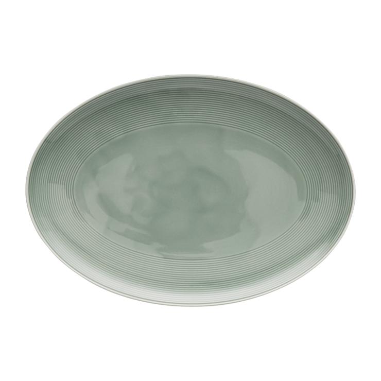 Rosenthal Loft serving plate Oval Moss Green