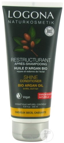 Logona Shine Conditioner Argan Oil Brittle Dull Hair Organic Tube 200ml