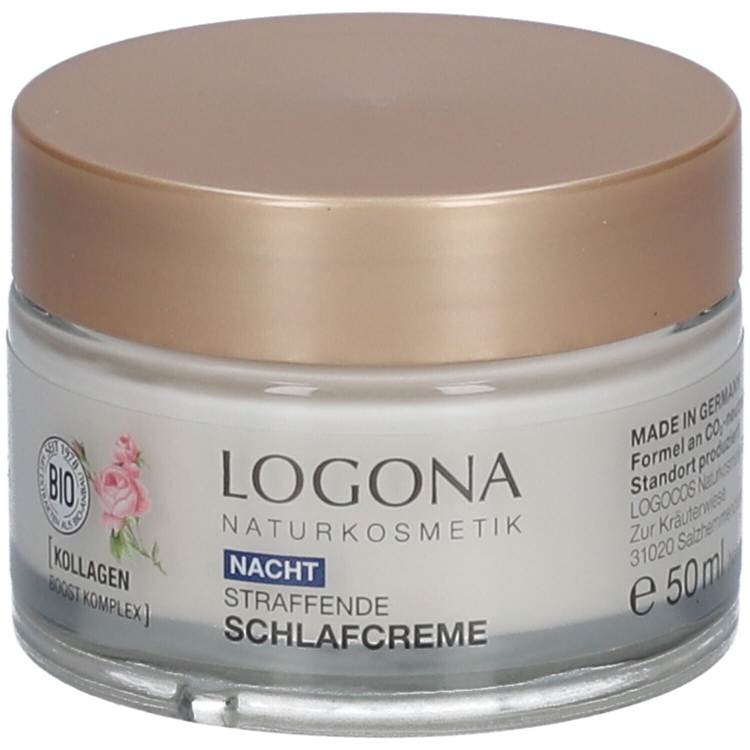 LOGONA Moisture Lift sleeping cream 50 ml