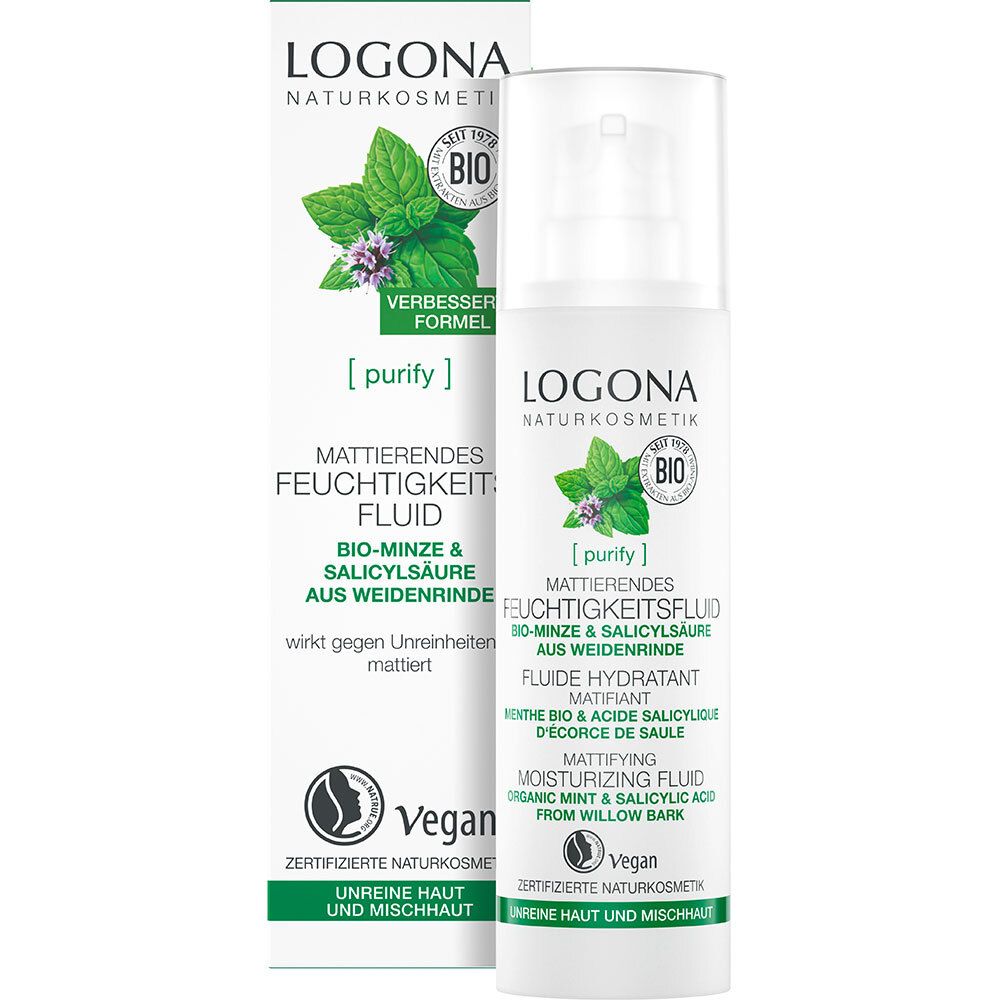 LOGONA Natural Cosmetics Mattifying Facial Fluid 30 ml