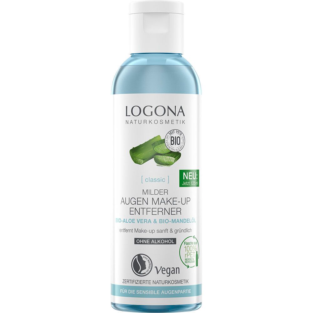 LOGONA Naturkosmetik Milder Augen Make-Up-Entferner 125 ml