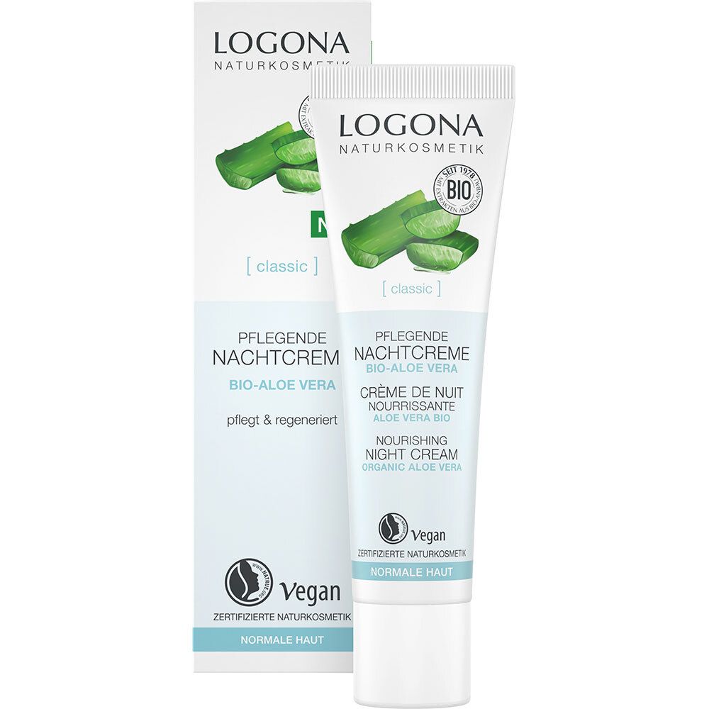 LOGONA Naturkosmetik Pflegende Nachtcreme 30 ml