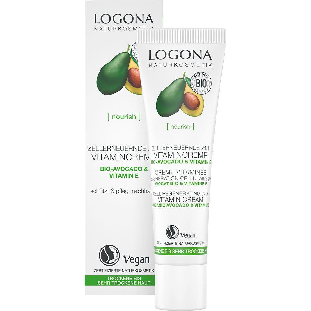 LOGONA natural cosmetics cell-renewing 24-hour vitamin cream 30 ml