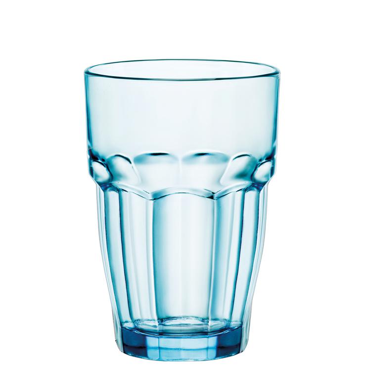 Bormioli Long drink Rock Bar Lounge 37 cl stpb. : blue No. FH37, contents: 370 ml, height: 120 mm