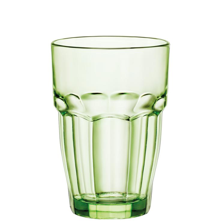 Bormioli Long drink Rock Bar Lounge 37 cl stpb. : green No. FH37, contents: 370 ml, height: 120 mm