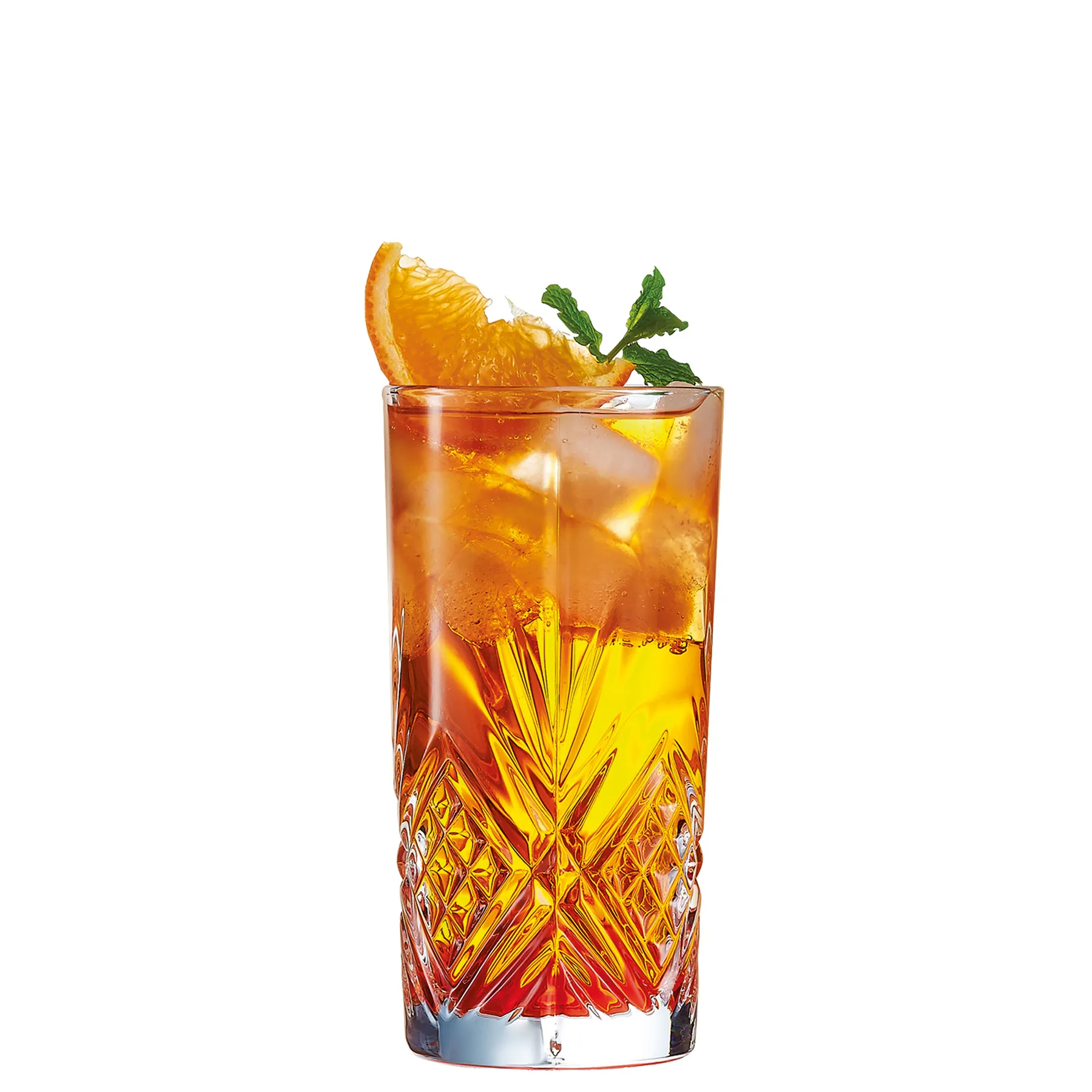 Long drink glass 28 cl, Broadway No. FH28, capacity: 280 ml, diameter: 67 mm, height: 134 mm, 24 sets