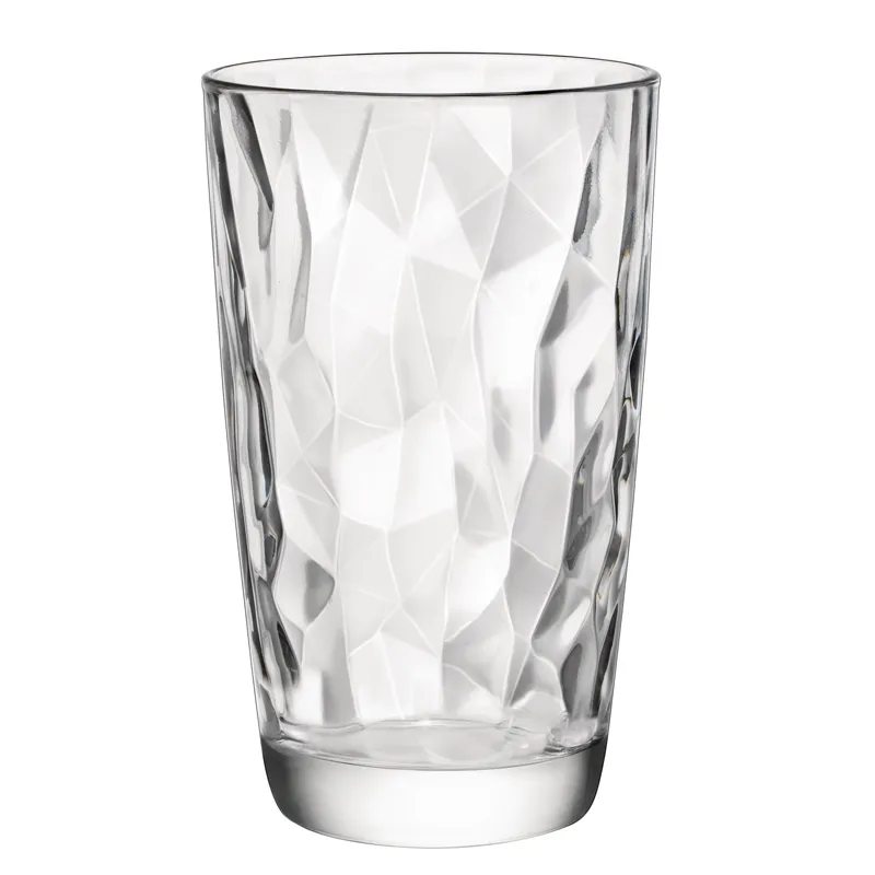 Bormioli Transparent long drink glass, 47 cl, Diamond No. FH47T, capacity: 470 ml, height: 143.5 mm
