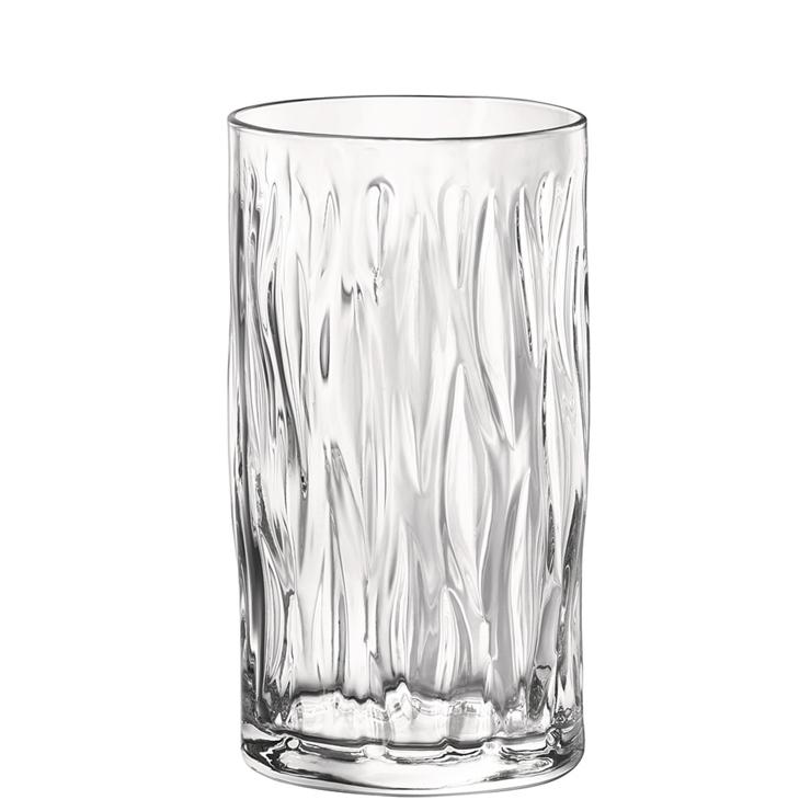 Bormioli Long drink cup: Transparent 48.5 cl, Wind Cooler No. FH48T, contents: 485 ml, H: 140 mm, D: 78 mm