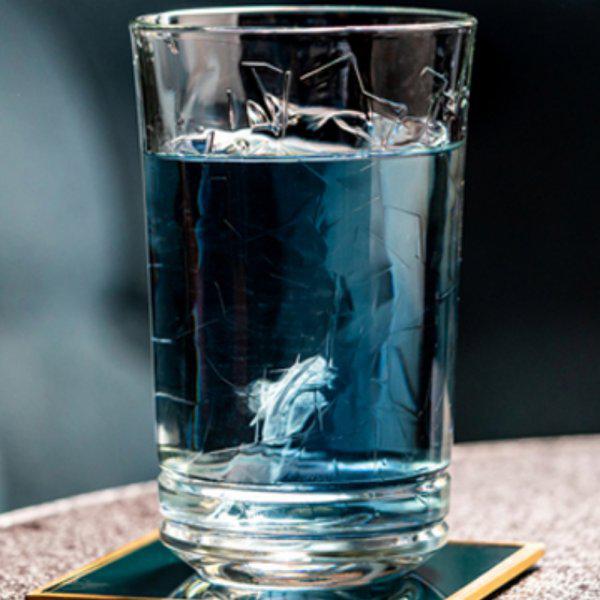 Long drink glass Aether Cracked Hi-ball from Libbey