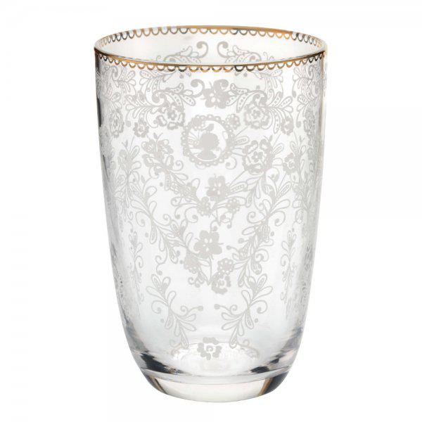 Long drink glass floral glass clear (400ml) from Pip Studio