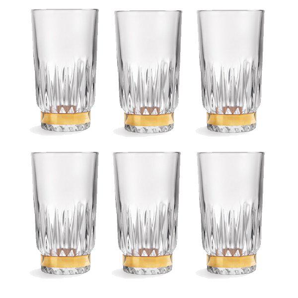 Highball glass Winchester Gold Ring (set of 6) from Libbey