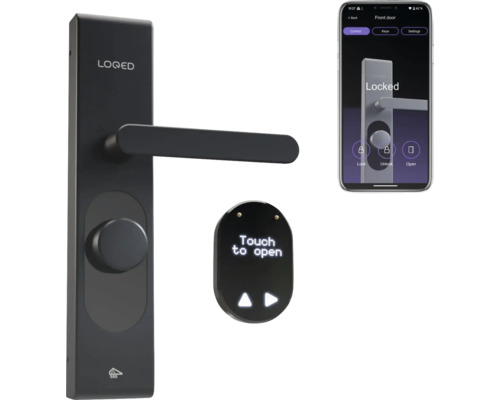 Shelly LOQED Touch Keyless Smart Lock Access via Smartphone, PIN Code or Touch