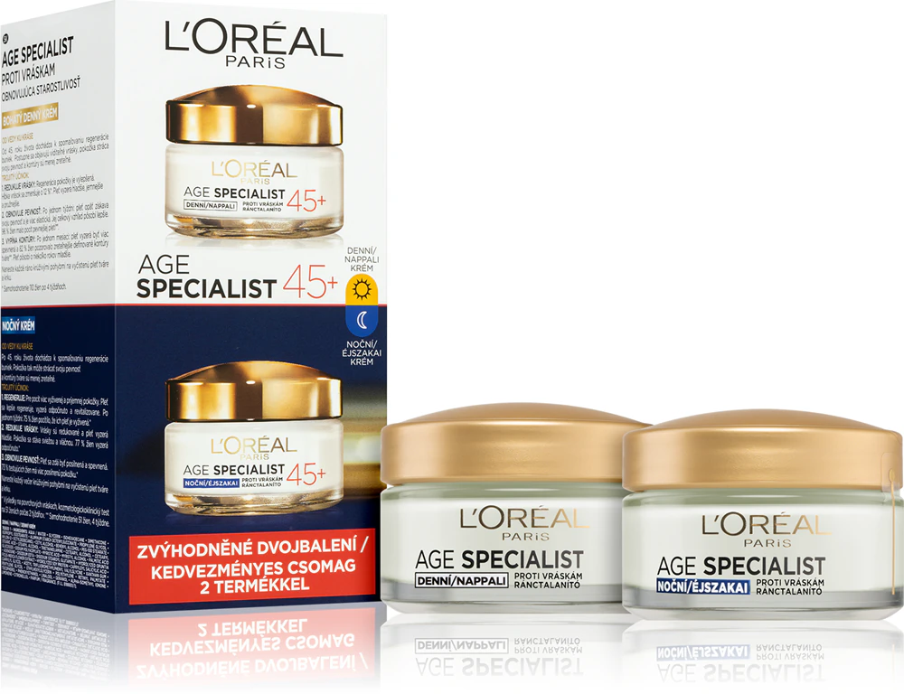 L´Oréal Paris L’Oréal Paris Age Specialist 45+ beneficial pack for mature skin