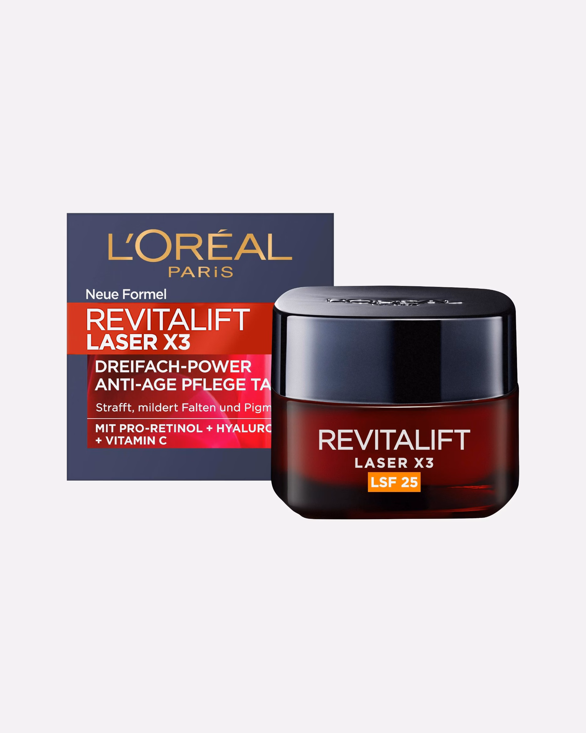 L´Oréal Paris L’Oréal Paris Anti-Aging Care Revitalift Laser X3 Triple Power Anti-Age Day Care SPF25 with Pro-Retinol + Hyaluronic Acid + Vitamin C
