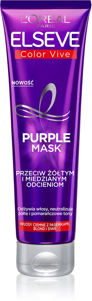 L´Oréal Paris L’Oréal Paris Elseve Color-Vive Purple mask with nourishing effect for blonde and mixed hair 150 ml