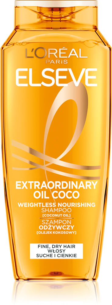 L´Oréal Paris L’Oréal Paris Elseve Extraordinary Oil Coconut Shampoo with nourishing effect For normal to dry hair 400 ml