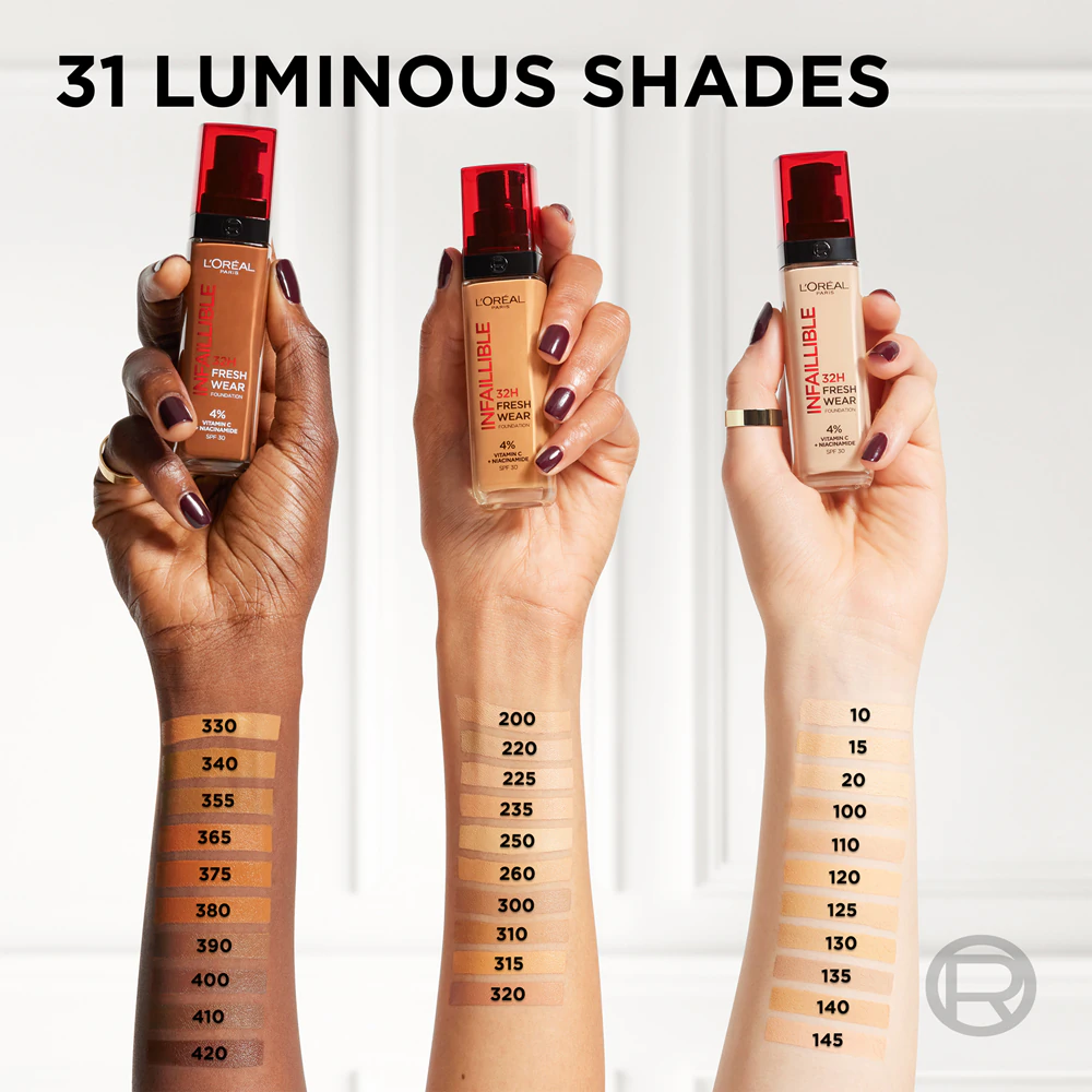 L´Oréal Paris L’Oréal Paris Infaillible 32H Fresh Wear long-lasting liquid make-up