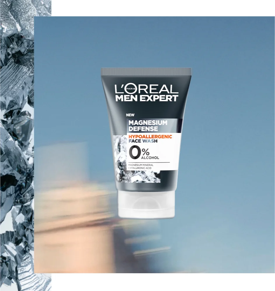 L´Oréal Paris L’Oréal Paris Men Expert Magnesium Defense facial cleansing gel for men
