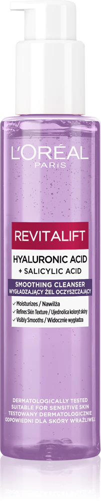 L´Oréal Paris L’Oréal Paris Revitalift Filler facial cleansing gel with hyaluronic acid