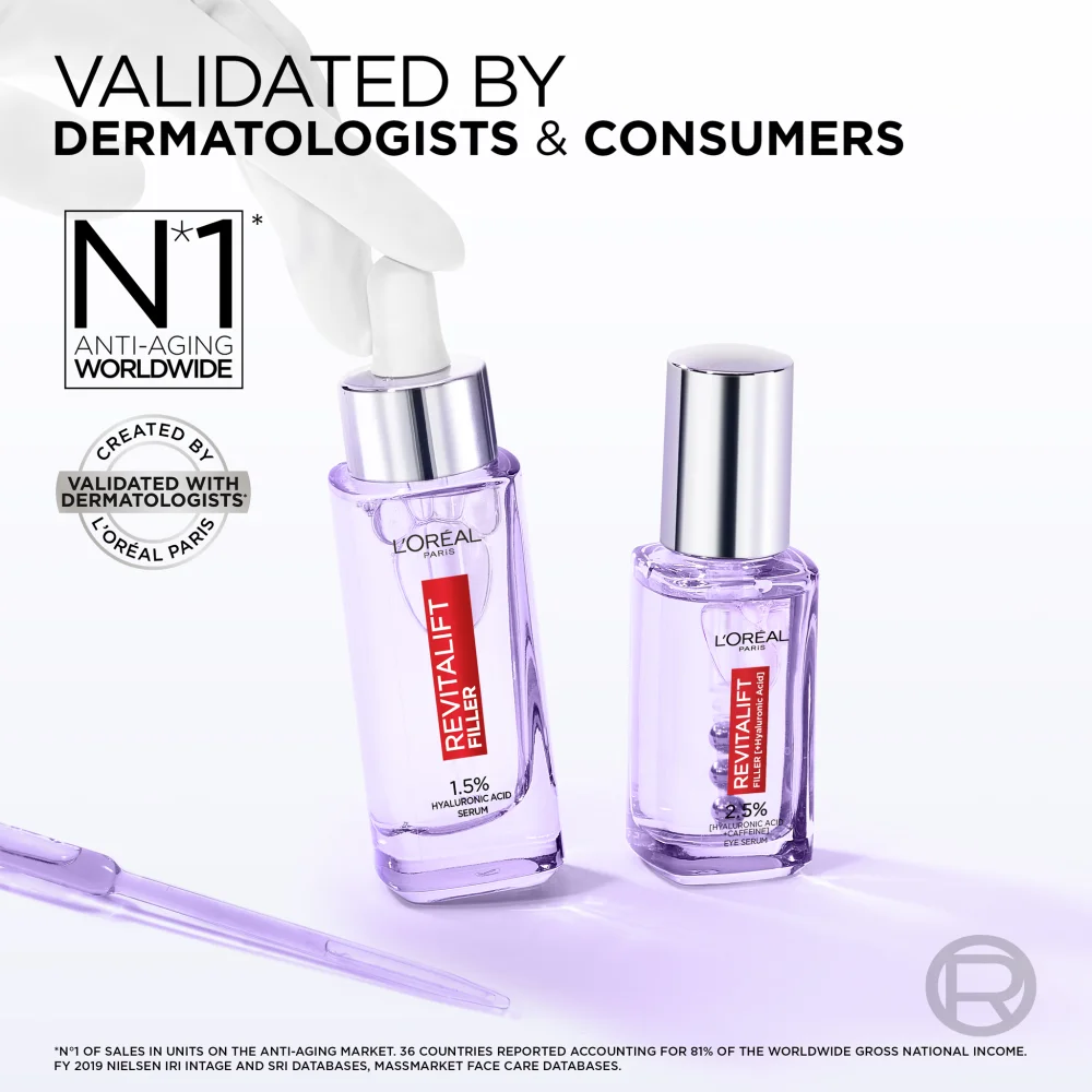 L´Oréal Paris L’Oréal Paris Revitalift Filler Serum against wrinkles with hyaluronic acid