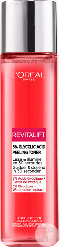 L'Oréal Paris LOréal Paris Revitalift Peeling Toner With Glycolic Acid 5% Facial Care 180ml