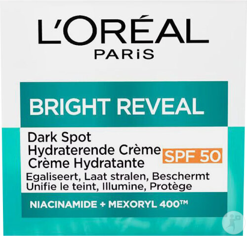 L'Oréal Paris LOréal Skin Bright Reveal Day Cream Niacinamide SPF50 jar 50ml