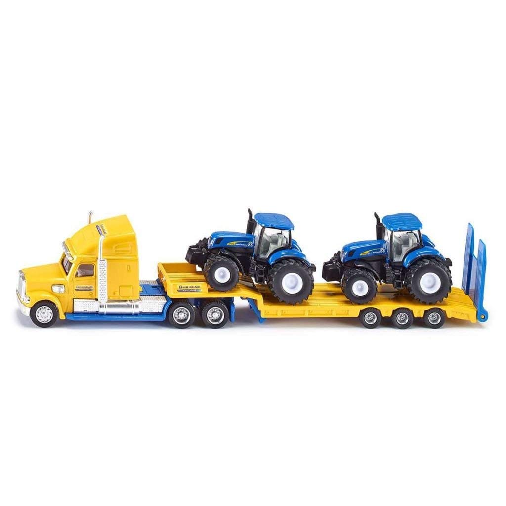 Siku Lorry With New Holland Tractors