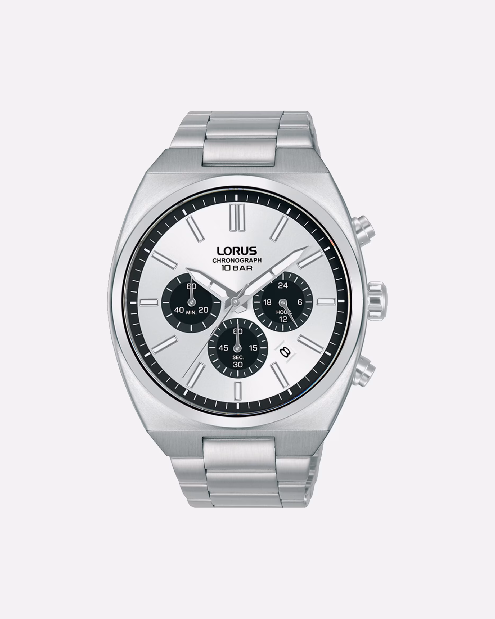 Lorus watch chronograph stainless steel