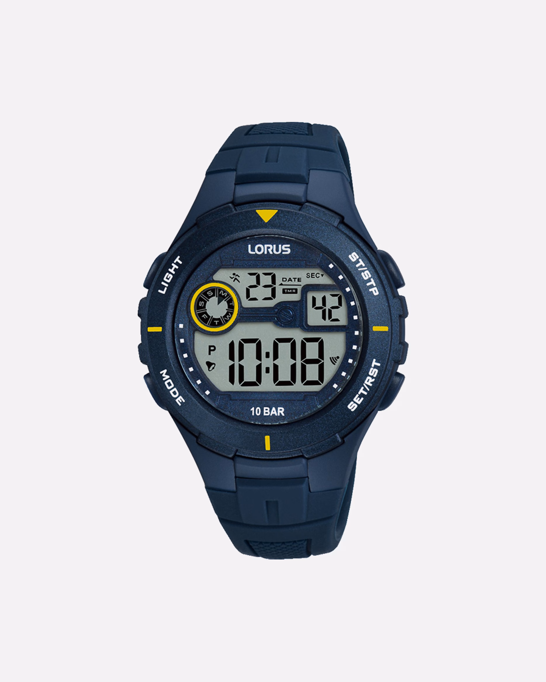 Lorus watch chronograph plastic