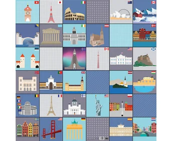 Loti-Bot floor mat “Cities of the World”