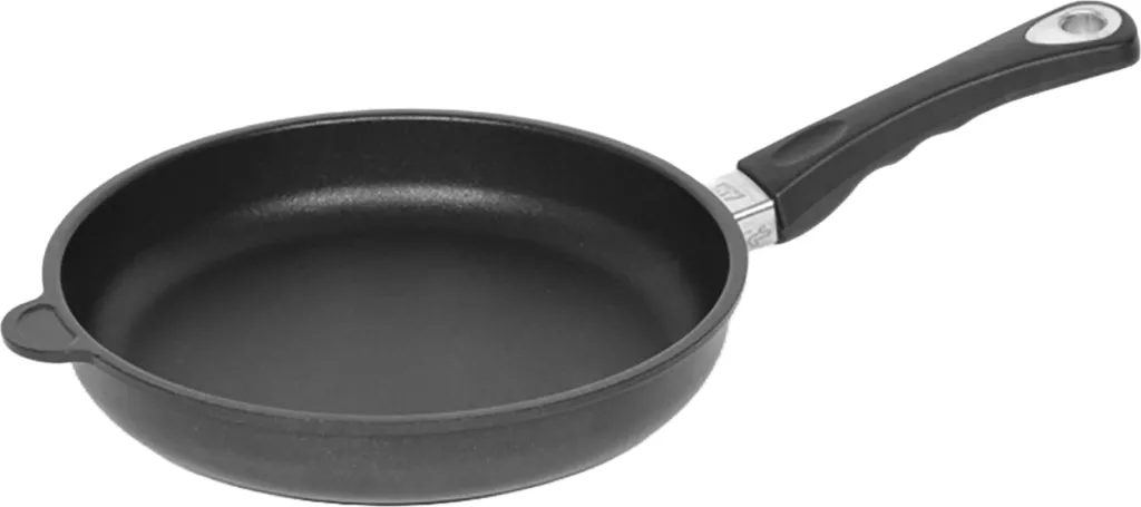 LOTUS cast iron pan, flat, Ø 20cm, base 15cm, height 5.1cm, handle removable