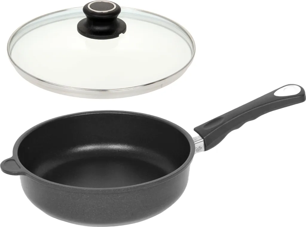 LOTUS CAST IRON PAN High-sided pan Ø24cm W 18.5cm H 7.5cm Germany +Lid