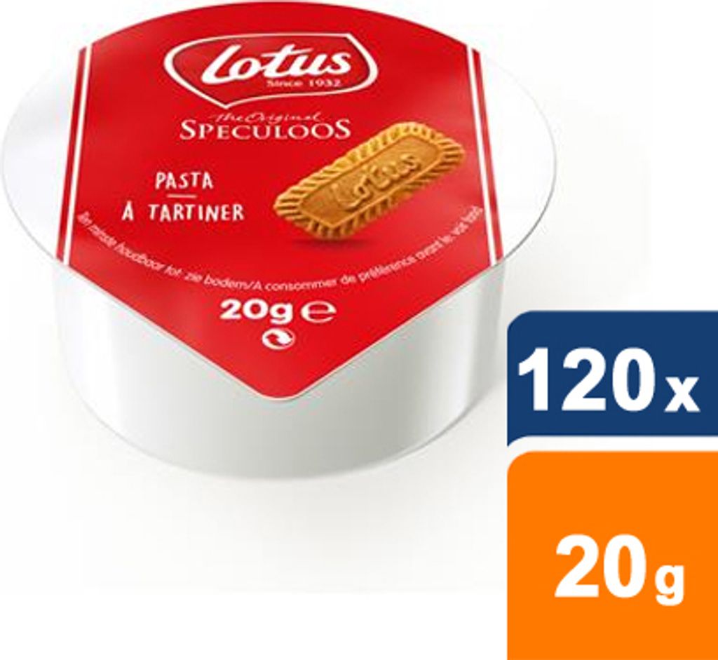 Lotus Speculoos - Caramel Pastry Paste Spread - 120 x 20g
