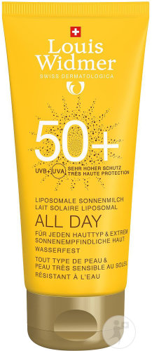 Louis Widmer All Day SPF50+ Liposomal Sun Milk Lightly Perfumed Tube 100ml