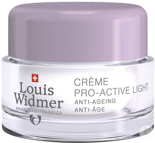Louis Widmer Cream Pro-Active Light Anti-Ageing Night Cream Lightly Perfumed Jar 50ml