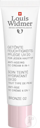 Louis Widmer Tinted Moisturizer UV 20 Bronze 02 Without Perfume Tube 30ml