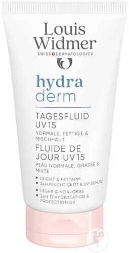 Louis Widmer Hydraderm Day Fluid SPF15 Tube 50ml