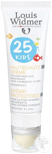 Louis Widmer Kids Skin Protection Cream SPF25 With Lip Care Stick Without Perfume Tube 25ml